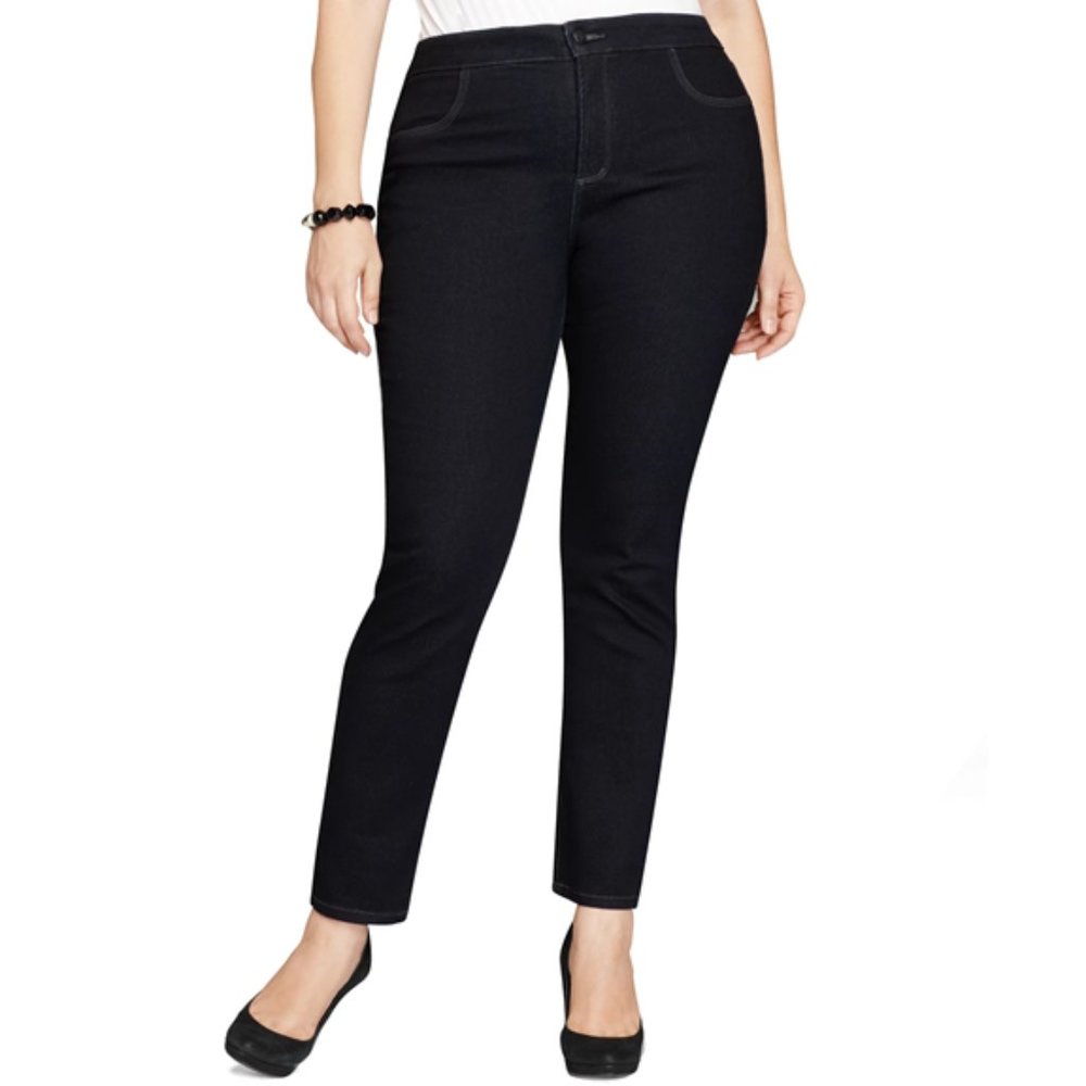 NEW Style & Co Plus Natural Fit Higher Rise Jeans